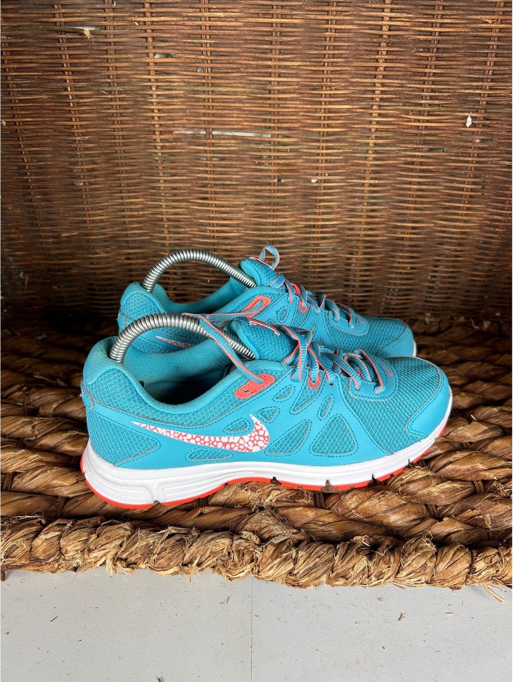 Nike blue running shoes